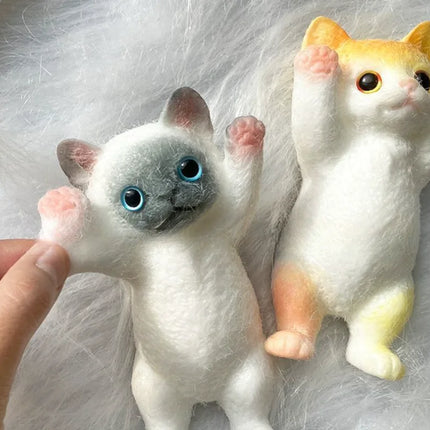 New Products Simulated Cat Pinching And Stress Relieving Toys Diy Creative Gifts, Cute Ornaments As Holiday Surprises For Friend