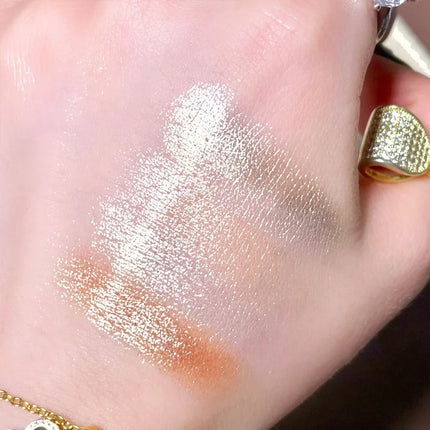 Pearl Matte Waterproof Eye Shadow Palette Blush Glitter Highlighter All In One Embossed Angel Face Contour Makeup Collection
