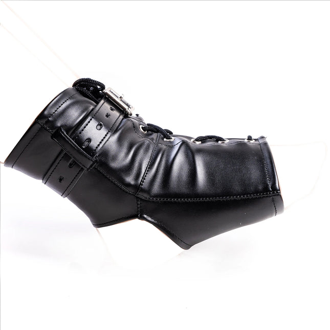 New Design All-inclusive Leather Ankle Cuff Sex Toy for Women Couple Leg to Foot Restraint BDSM Cosplay Bondage Exotic Accessory
