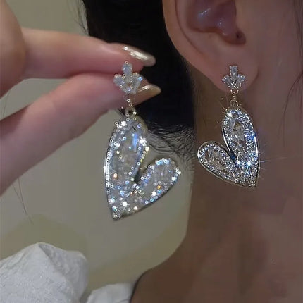 New Fashion Trend Unique Design Elegant Delicate Zircon Butterfly Tassel Earrings For Women Jewelry Wedding Party Premium Gifts
