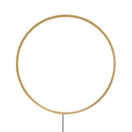 Designer Modern Black Gold Circle LED Wall Lamp for Bedroom Background Living Room Corridor Decor Light with Plug Nordic Sconce
