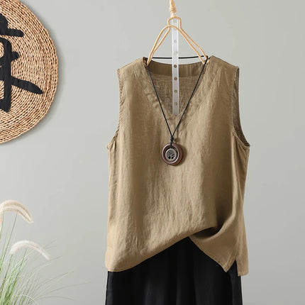 Retro Han Hanma Svel Strap Vest Women's Inner Summer Overhead Base irt  Casual Versatile Slimming Top