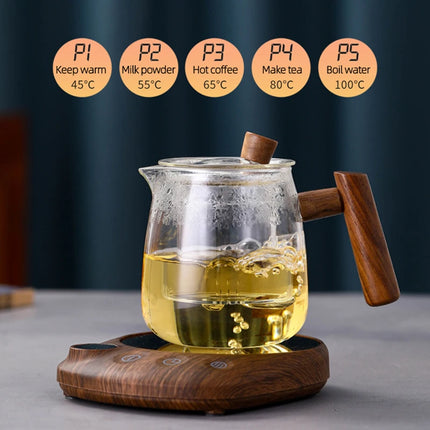 100°C Cup Heater Coffee Mug Warmer Hot Tea Makers Warmer Coaster 5 Gear Temperature Cup Heaters Coffee Milk Tea Heating Pad 220V