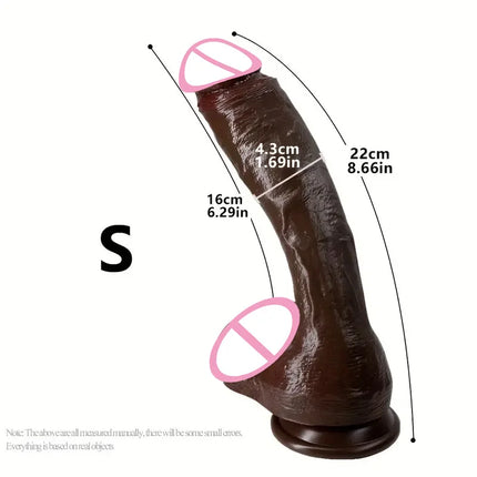 Soft Realistic Human Penis Cheap Dildo Skin Feel Double Silicone Suction Cup Thick Cock Anal Sex Toys Women Men Gay Strapon Dick