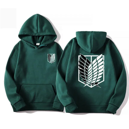 Attack on Titan Men's Hoodies Anime Hoodies Men and Women Streetwear Pullover Harajuku Shingeki No Kyojin Hoodies Sweatshirt