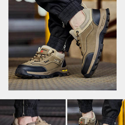 New men's safety shoes, puncture resistant work shoes, men's protective shoes, wear-resistant work boots  Tactical Boots
