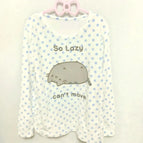 long-sleeved dot / L