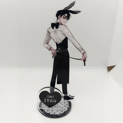 Anime ALIEN STAGE Keychains Pendant Car Key Chain Acrylic Stand MIZI SUA TILL IVAN HYUNA LUKA Fans Gifts Cosplay Accessories