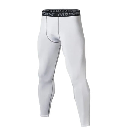 Men Gym Sportswear Muscle Bodybuilding Compression Pants Running Sports Long Pants Jogging Fitness Male Elastic Tights Trousers