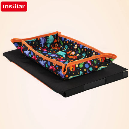 New Kids Travel Tray for airplanes Seats Travel Desk storage Foldable & Adjustable Lap Desk for Children Drawing Board Learning