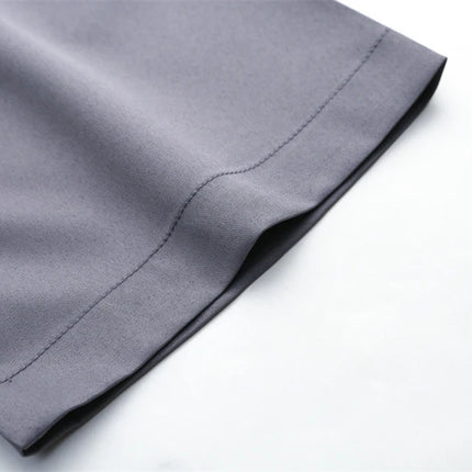 2024 Men's New Solid Color Business Casual POLO Shirt Summer Fashion Casual Short Sleeve Comfortable and Breathable Top