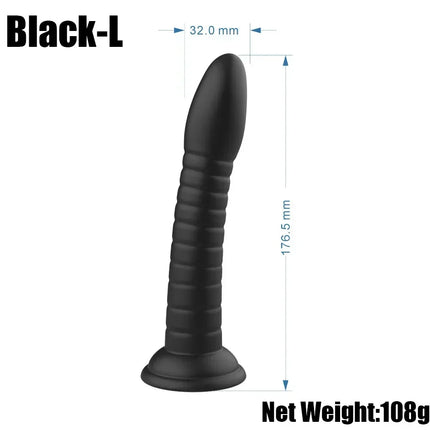 Soft Realistic Anal Dildo Butt Plug Prostate Massager Adult Gay Anal Beads Stimulation G-spot Clitoral Sex Toys for Men Women