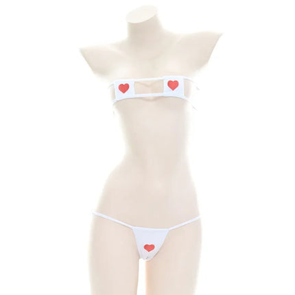 Summer Beach Mini Bikini Set Women Sexy Underwear Temptation Lingerie Outfit Erotic Costumes