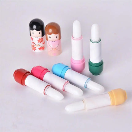 1~20PCS Japanese Doll Lip Balm Prevents Chapped Lips Long-lasting Refreshing Lip Moisturizer Trending Lip Balm