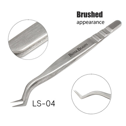 Anti-Static Tweezers Eyelash Extension Professional High Precision Volume Tweezer Stainless Steel Tweezers Antislip Makeup Tool