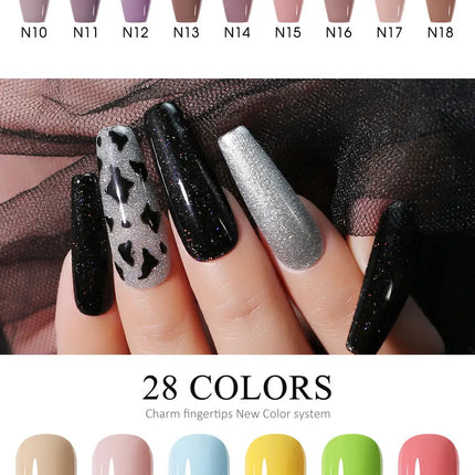 Arte Clavo Red Color Series Nail Polish UV Soak Off Varnish 15ml Manicure Nail Art Long-lasting Hema Tpo Free Gel Nail Polish