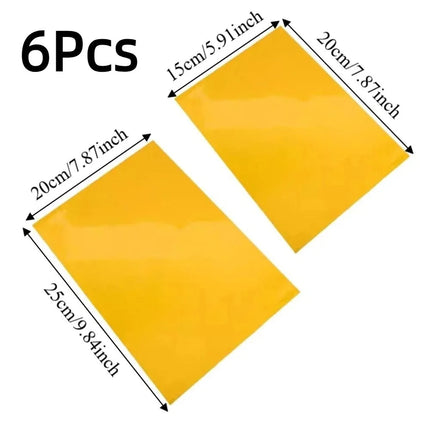 6Pcs DIY Melting Beads Baking Cloth Visible Tawny Heat Resistant Ironing Sheets Reusable Heatproof Beads Heat-resistant Paper