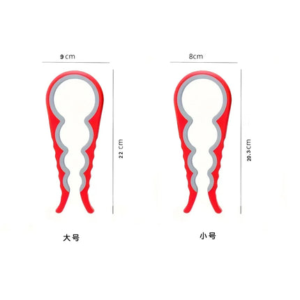 1PC 4-in-1 Multi-Function Non-Slip Kitchen Bottle Opener Twist Can Opener Labor-Saving Bottle Lid Opener for Easy Home Use