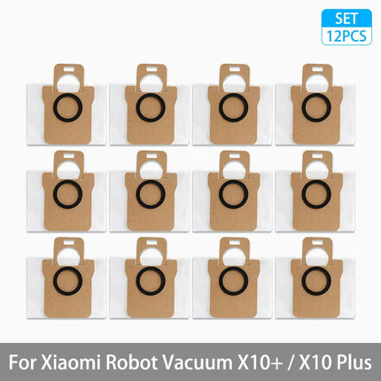 For Xiaomi Robot Vacuum X10+ / X10 Plus Parts Accessories Main Brush Side Brush Hepa Filter Mop Cloth Dust Bag Replacement Spare