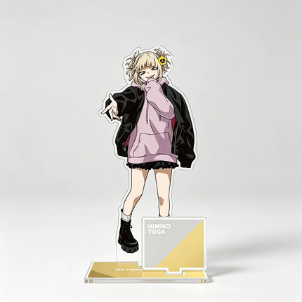 New My Hero Academia Acrylic Stand Keychain 15cm Izuku Midoriya Katsuki Bakugo Ochaco Uraraka Kawaii Desktop Decor Gift