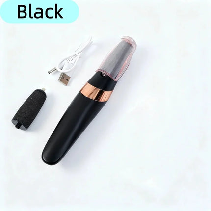 Electric Foot Grinder Portable Replaceable Roller Foot File Pedicure Tool for Heel Dry Dead Skin Callus Removal Home Salon Use