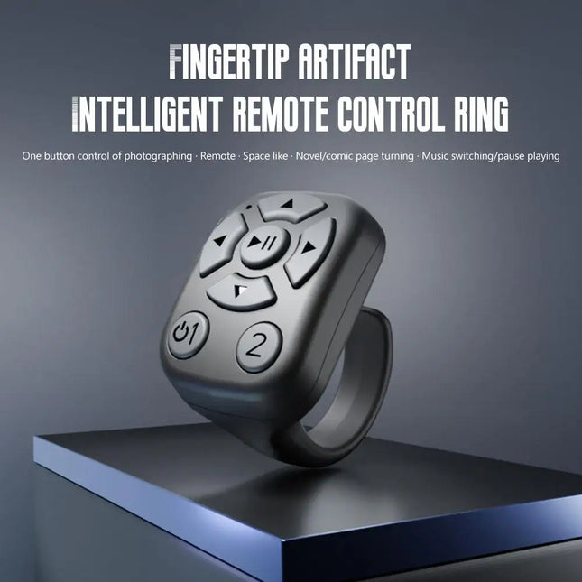 2024 Bluetooth Remote Control Gadget Flipping Selfie Fingertip Controller Give Likes 4 Buttons For IPhone