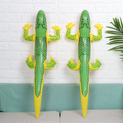 2Pcs PVC High Quality Summer Beach Funny Water Toys Blow Up Inflatable Crocodile Crocodile Toy Alligator Balloon Inflatable Toys