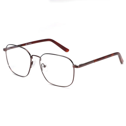 BLUEMOKY Metal Square Prescription Glasses, Men's and Women's optical lenses with recipe , myopia multifocal,blue light glasses