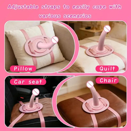 Dildo Cushion Suction Cup Mount Sex Adjustable Strong Suction Strap On Harness Dido Holder For Chair Swing Sofa Platform
