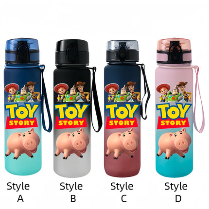 Toy Story Cartoon Drinking Glasses Woody Portable Cup Outdoor Sports Water Bottle Drinking Cup Cartoon Plastic Frosted Kettle