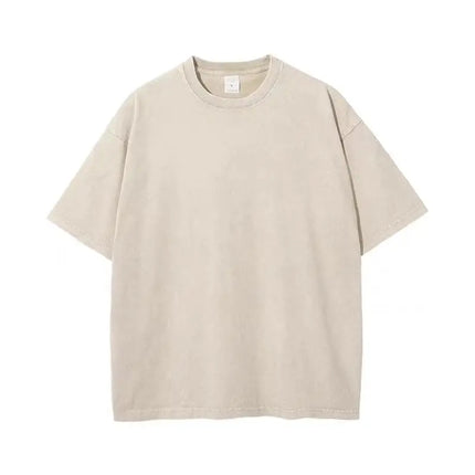 Custom Cotton Knit T-Shirt Breathable Short Sleeve Printed Tee Personalized Logo For Couple Family Group Oversized Unisex