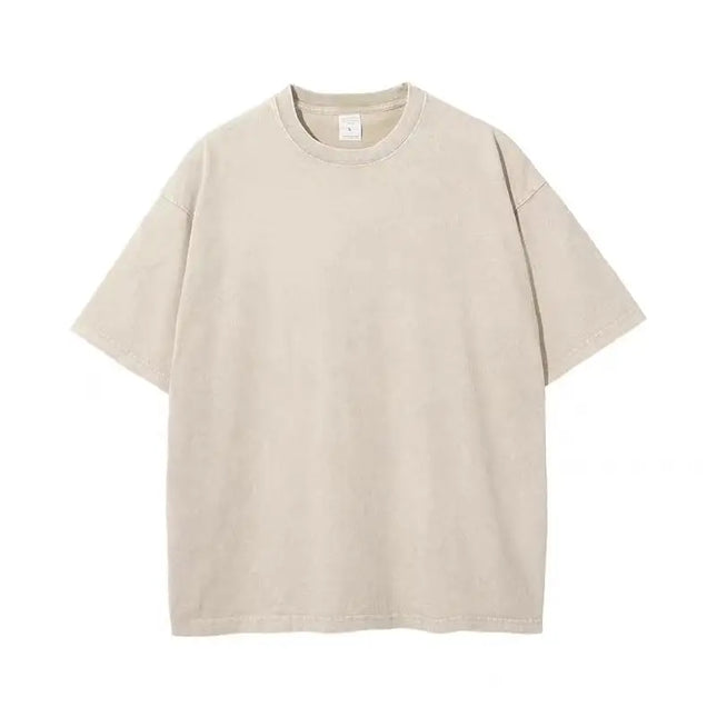 Custom Cotton Knit T-Shirt Breathable Short Sleeve Printed Tee Personalized Logo For Couple Family Group Oversized Unisex