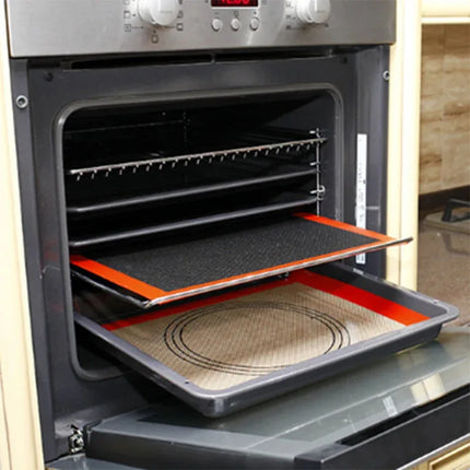 1pc 30X40cm Perforated Silicone Baking Mat Reusable Non-stick Oven Liner, for Cookies Macaron Bread