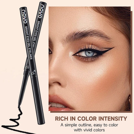 Matte Eyeliner, Ultra-Soft Gel Texture, Smooth Touch, Super High Color Rendering, Waterproof And Sweat-Proof, Not Easy To Smudge