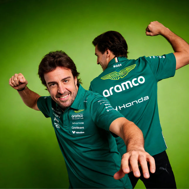 Aston Martin F1 Team 2026 Fernando Alonso Driver Polo T-shirt, 2026 Aston Martin Team ALONSO Fan Shirt, Moto Motorcycle Polo