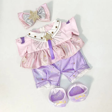 Only Clothes Baby Three 400% Gross Vinyl Plush Toy Baby Clothes New Year'S Christmas Baby Clothes Dress Set Cute Outfit Surprise