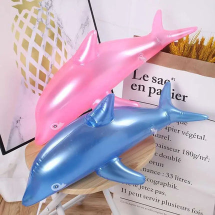 1PC 53cm Inflatable Dolphin Beach Swimming Rings Party Children Toy Kids Gift for Beach Pool Float Air Mattresse Water Toys