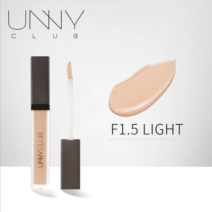 UNNY Club Liquid Concealer Cream Oil Control Light Tranparen Full Coverage SPF30 PA+++ Moisturizing Long-Lasting Cosmetics