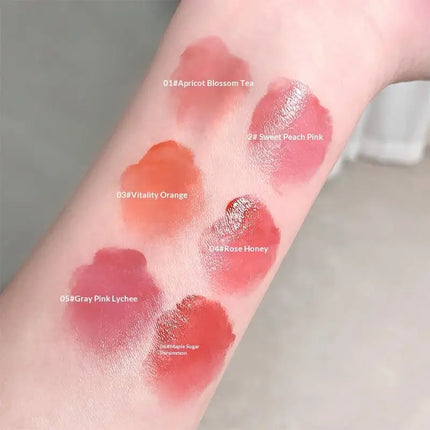 Gege Bear 5ml Crystal Gloss Lip Tint Hydrating Mirror-Gloss Finish Youthful Plumping Effect Autumn Winter Collection