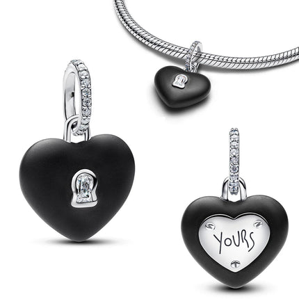 2026 New Original 925 Sterling Silver Key Butterfly Heart-shaped Bead Pendant fit Women's DIY Bracelets Necklaces Jewelry Gifts