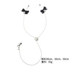 Black U-clip-Silver