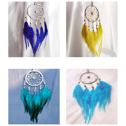 Creative Car Pendant Dream Catcher Forest Feather Wind Chime Decoration Valentine's Day Gift Girly Birthday Gift Home Decor