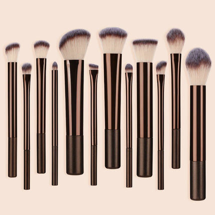 10/12PCS Makeup Brush Set Foundation Concealer Powder Eyeshadow Blush Brush Blending Cosmetic Beauty Tool for Face