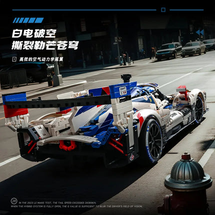1:8 Technical 499P Super Sport Racing Car Building Blocks SC63 Car Bricks Assembling Toys For Children Christmas Gifts Boys