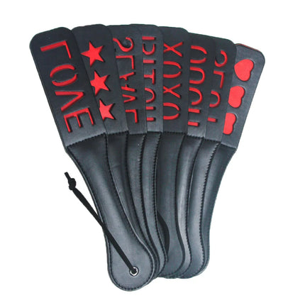 8 BDSM Soft PU Paddle Whip Flirt for Male Female Ideal Sex Toy for Women Men Adult Couples Perfect for Lover Game