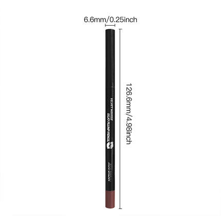 Waterproof Matte Lipliner Pencil Red Contour Tint Lipstick Long Lasting Non-stick Cup Moisturising Lips Makeup 5 Colors