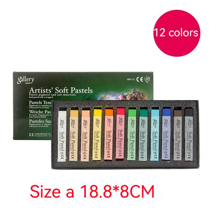 Soft Pastel Squares Chalk 24/36/48/72 Colors for Art Painting Drawing Blending Oil Crayons Pastels Sticks Art School Supplies