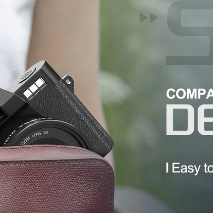 NBD S100F 4K Digital Camera Vlogging 48MP 3"Flip Screen Autofocus 16X Zoom Compact Camera YouTube Wifi Connection