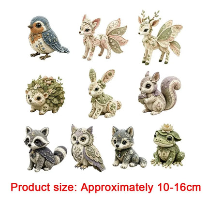 Floral Fabrics Animal Patchwork Set Creative Design Hanging Kit Handmade Decor Kit Material Pack Home Decoration