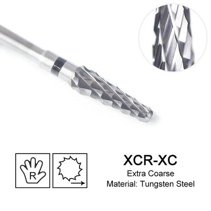 Nail Drill Bits Carbide Large Cone Electric Milling Cutter Gel Polish Remover Grinding Tools DIY Accessories Supplies